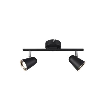 Reality TOULOUSE Spotlamp LED Zwart, 2-lichts