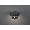 Reality Posadas Muurlamp LED Antraciet, 1-licht, Bewegingsmelder