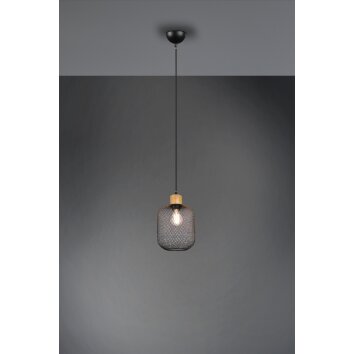 Reality Calimero Hanglamp Zwart, 1-licht