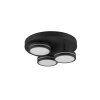 Trio verlichting Franklin Plafondlamp LED Antraciet, 3-lichts