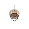 Reality Borka Hanglamp Zwart, 1-licht