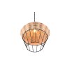 Reality Borka Hanglamp Zwart, 1-licht