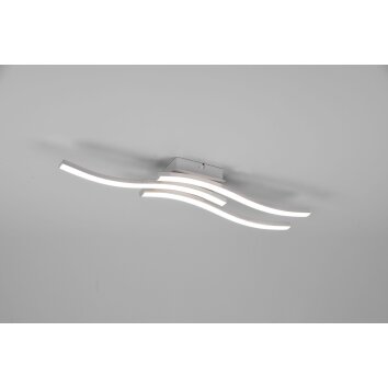 Reality Route Plafondlamp LED Nikkel mat, 3-lichts