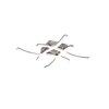 Reality Route Plafondlamp LED Nikkel mat, 4-lichts