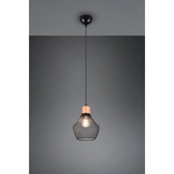 Reality Valeria Hanglamp Zwart, 1-licht