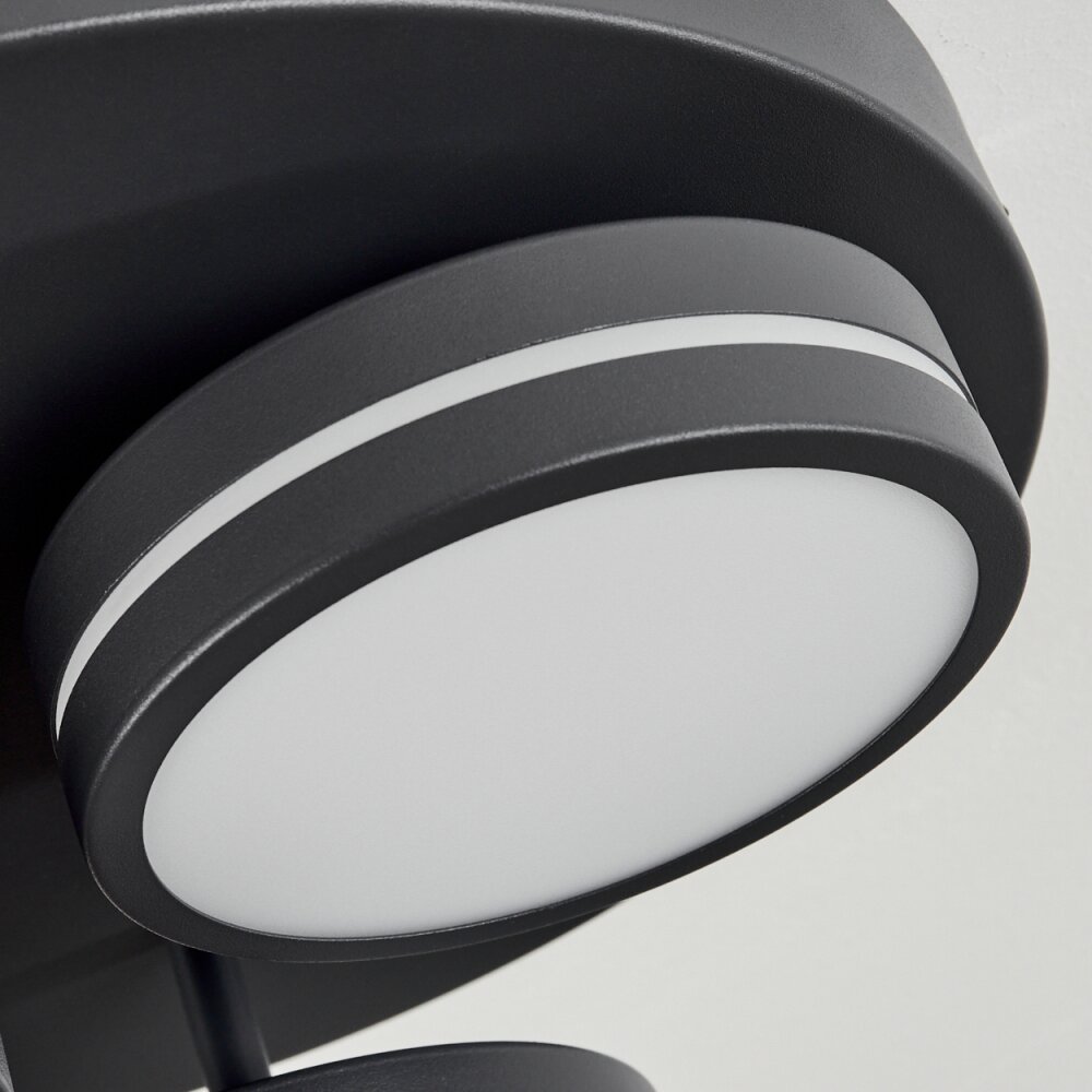 Huallilemu Plafondlamp LED Zwart, 3-lichts