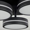 Huallilemu Plafondlamp LED Zwart, 3-lichts