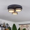 Huallilemu Plafondlamp LED Zwart, 3-lichts