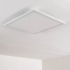 Voisines Plafondpaneel LED Wit, 1-licht, Afstandsbediening, Kleurwisselaar