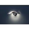 Trio verlichting Wandleuchte Wandlamp voor buiten LED Antraciet, 1-licht, Bewegingsmelder
