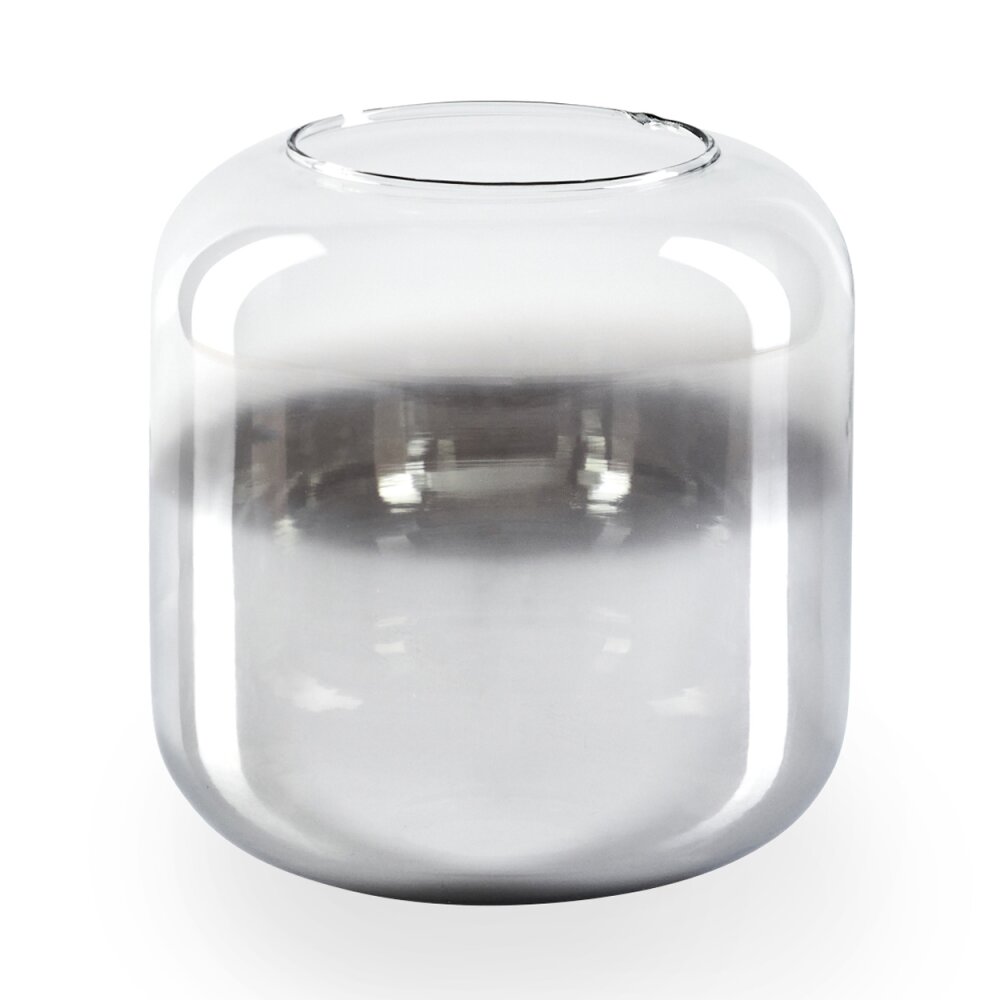Lampenkap van glas Lauden Reserve glas 15 cm Chroom, Duidelijk, Rookkleurig main product photo
