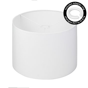 Lampenkap van stof Bassagoda reserveonderdeel, Lampenkap Wit Lampenkap van stof Bassagoda reserveonderdeel, Lampenkap Wit