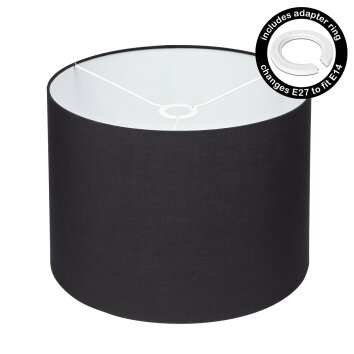 Stoffen lampenkap Bassagoda reserveonderdeel, Lampenkap Zwart, Wit Stoffen lampenkap Bassagoda reserveonderdeel, Lampenkap Zwart, Wit