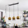 Koyoto Hanglamp, Kogellampje, Hanglamp Goud, 3-lichts