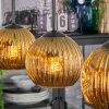 Ripoll Hanglamp, Kogellampje, Hanglamp Goud, 3-lichts