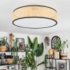 Foggia Plafondlamp Nikkel mat, 3-lichts