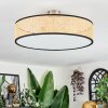 Foggia Plafondlamp Nikkel mat, 3-lichts