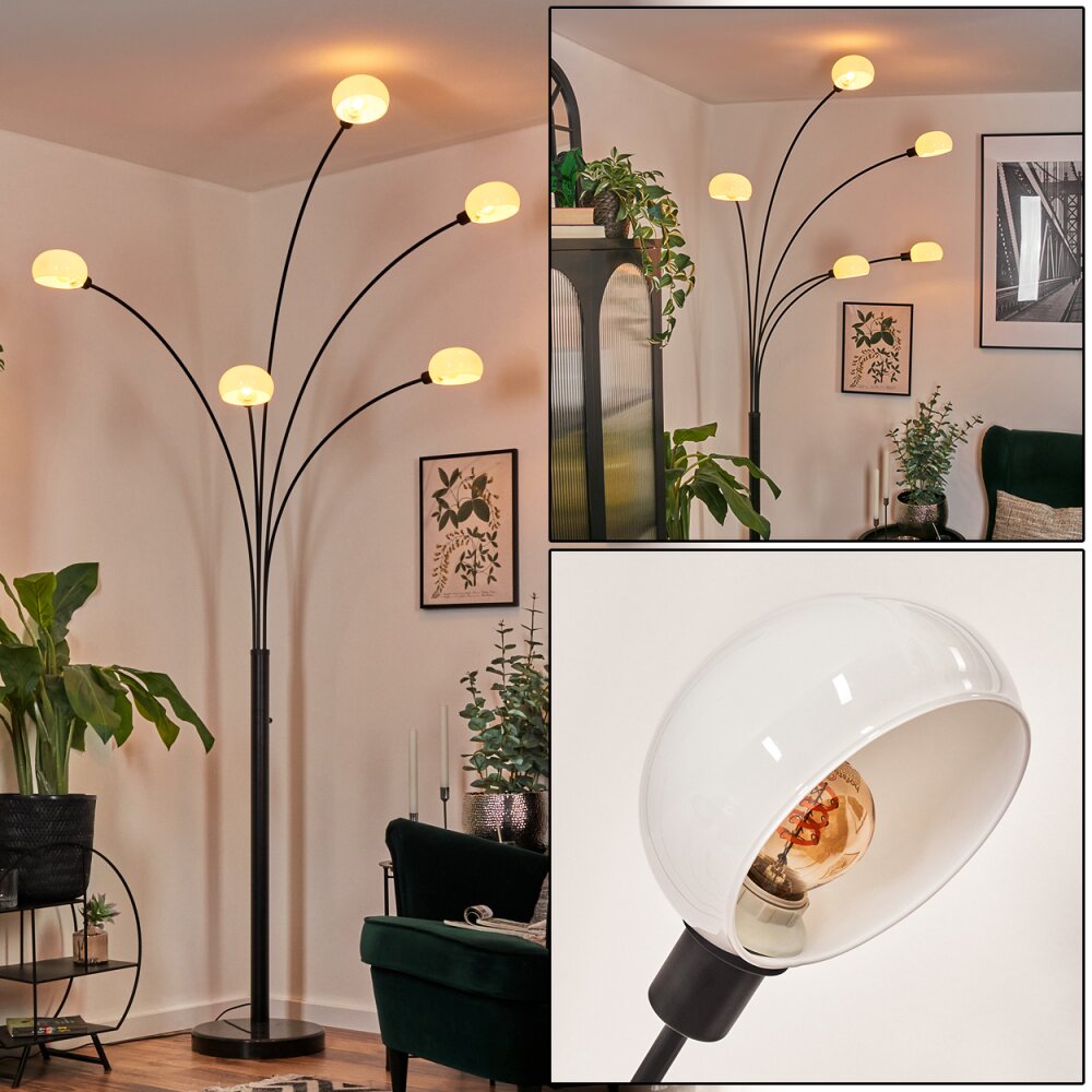 Nikkala Staande lamp Zwart, 5-lichts main product photo