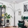 Nikkala Staande lamp Chroom, Zwart, 5-lichts