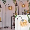Koyoto Staande lamp Chroom, Zwart, 1-licht