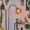 Koyoto Staande lamp Chroom, Zwart, 1-licht