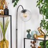 Koyoto Staande lamp, Booglampen Chroom, Zwart, 1-licht