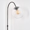 Koyoto Staande lamp Chroom, Zwart, 1-licht