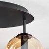 Gastor Plafondlamp, Kogellampje 45 cm Amber, Duidelijk, Rookkleurig, 5-lichts