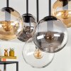 Gastor Plafondlamp, Kogellampje 45 cm Amber, Duidelijk, Rookkleurig, 5-lichts