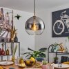 Koyoto Hanglamp, Kogellampje, Hanglamp Goud, Zwart, 1-licht