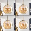 Koyoto Hanglamp, Kogellampje, Hanglamp Goud, Zwart, 1-licht