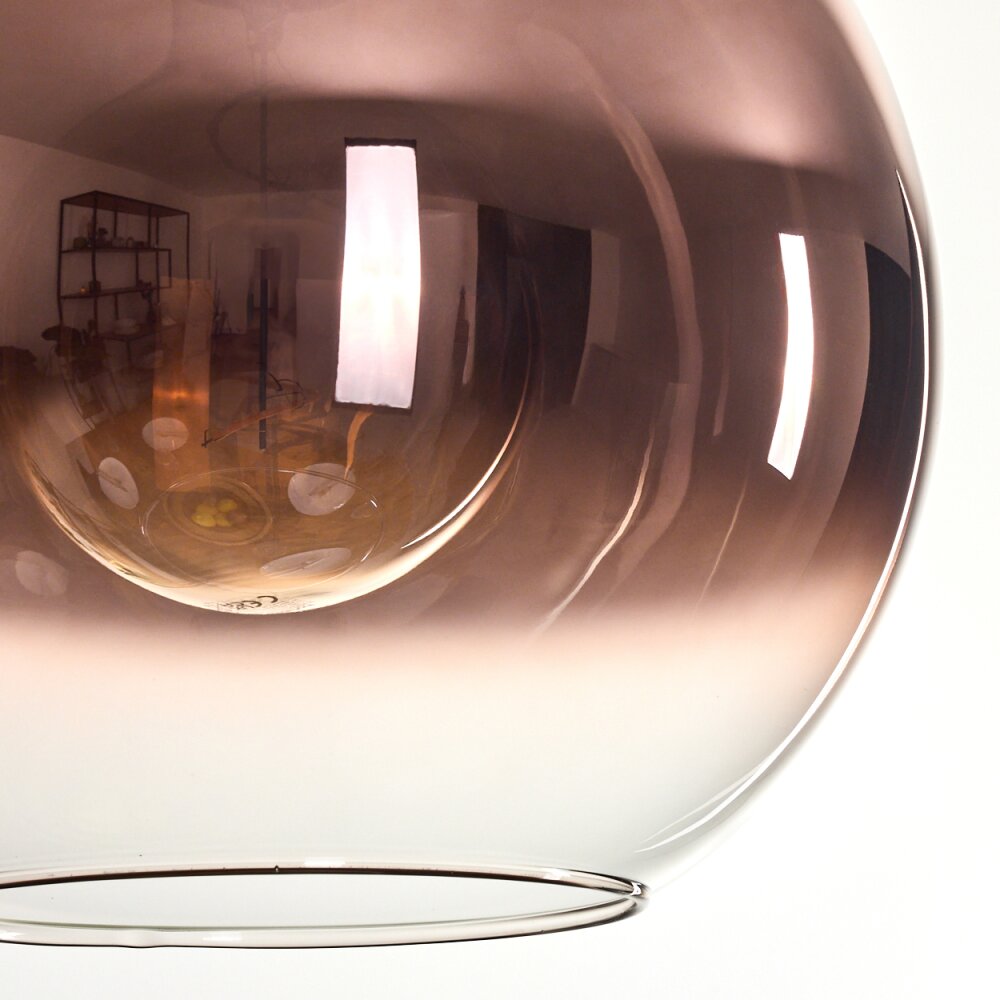 Koyoto Hanglamp, Kogellampje, Hanglamp Goud, Zwart, 1-licht