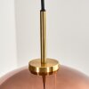 Koyoto Hanglamp, Kogellampje, Hanglamp Goud, Zwart, 1-licht