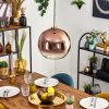 Koyoto Hanglamp, Kogellampje, Hanglamp Goud, Zwart, 1-licht