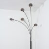 Nikkala Staande lamp Chroom, Zwart, 5-lichts