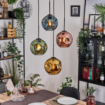 Ripoll Kogellampje, Hanglamp, Cluster hanglamp, 4-lichts Ripoll Kogellampje, Hanglamp, Cluster hanglamp, 4-lichts