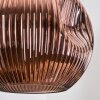 Ripoll Hanglamp, Kogellampje, Cluster hanglamp Amber, Goud, Koperkleurig, Rookkleurig, 4-lichts