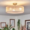 Foggia Plafondlamp Nikkel mat, 3-lichts
