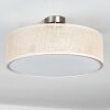 Foggia Plafondlamp Nikkel mat, 3-lichts