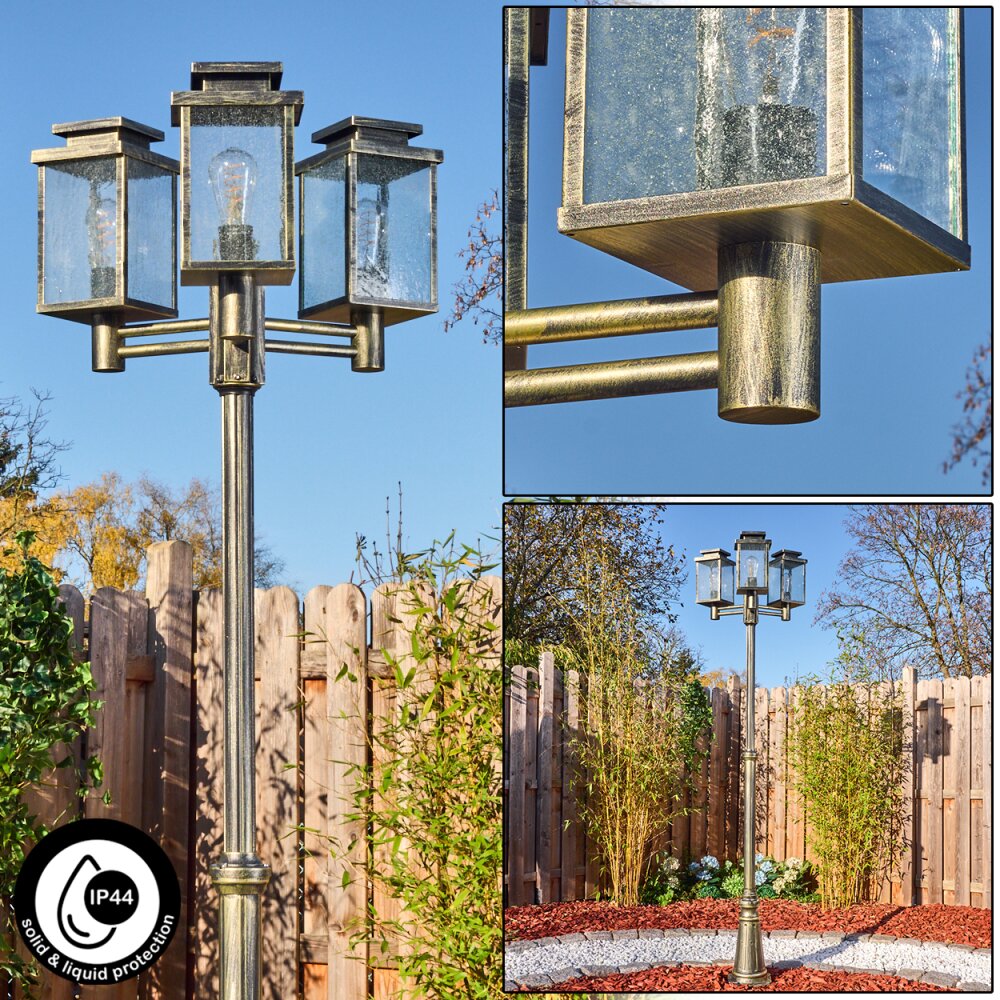 Tieva Kandelaar, Pad licht Bruin, Goud, 3-lichts main product photo