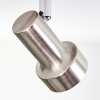 Edain Plafondlamp, Plafondspot LED Chroom, Nikkel mat, 3-lichts