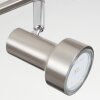 Edain Plafondlamp, Plafondspot LED Chroom, Nikkel mat, 4-lichts