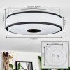Elran Plafondlamp LED Wit, 1-licht