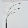 Nikkala Staande lamp Chroom, Wit, 3-lichts