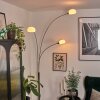 Nikkala Staande lamp Chroom, Wit, 3-lichts