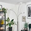 Nikkala Staande lamp Chroom, Wit, 3-lichts