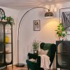 Baloca Staande lamp Chroom, Zwart, 1-licht