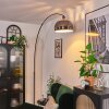 Baloca Staande lamp Chroom, Zwart, 1-licht