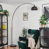 Baloca Staande lamp Chroom, Zwart, 1-licht