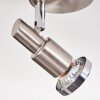 Firan Plafondlamp, Plafondspot LED Chroom, Nikkel mat, 1-licht